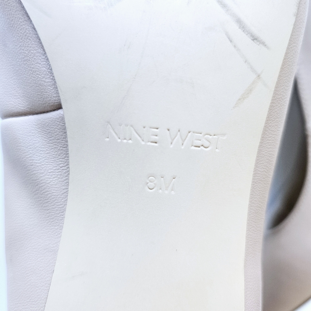 Nine West Heels Natural Sze 8 - Picture 7 of 10